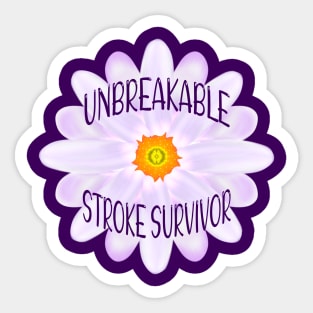 Unbreakable Stroke Survivor Sticker